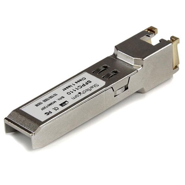 StarTech Cisco SFP-GE-T Comp. SFP - 1GbE Copper Transceiver - 100m (SFPC1110) - 4