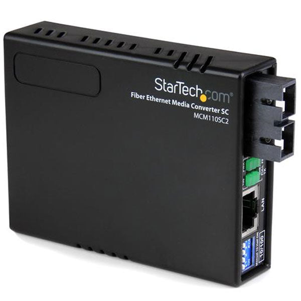 StarTech Fiber to Ethernet Media Converter SC(MCM110SC2) - 2