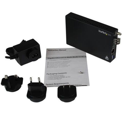 StarTech Fiber Media Converter Gigabit Fibre LC(ET91000LC2) - 4