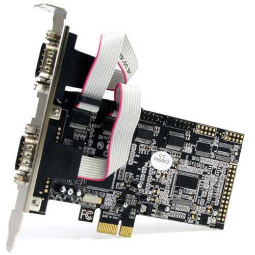 StarTech 4 Port PCIe Serial Adapter Card w/ 16550(PEX4S553) - 2