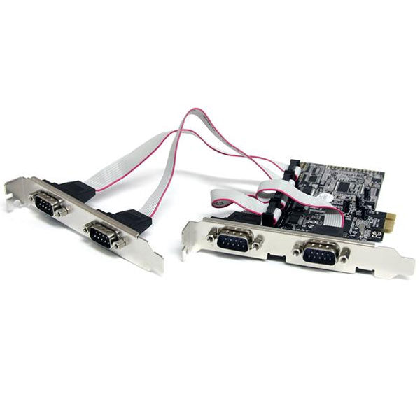 StarTech 4 Port PCIe Serial Adapter Card w/ 16550(PEX4S553) - 5