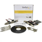 StarTech 4 Port PCIe Serial Adapter Card w/ 16550(PEX4S553) - 6