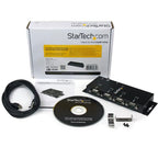 StarTech USB to 4-Port Straight-Through RS232 Serial Adapter(ICUSB2324I) - 4