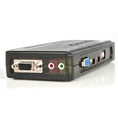StarTech 4 Port USB KVM Switch w/ Audio & Cables(SV411KUSB) - 4