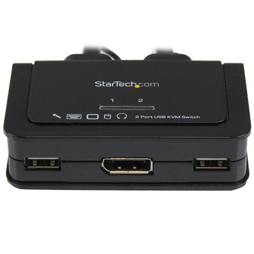 StarTech 2 Port USB DisplayPort Cable KVM Switch(SV211DPUA) - 1