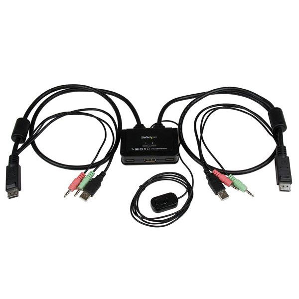 StarTech 2 Port USB DisplayPort Cable KVM Switch(SV211DPUA) - 4