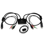 StarTech 2 Port USB DisplayPort Cable KVM Switch(SV211DPUA) - 4