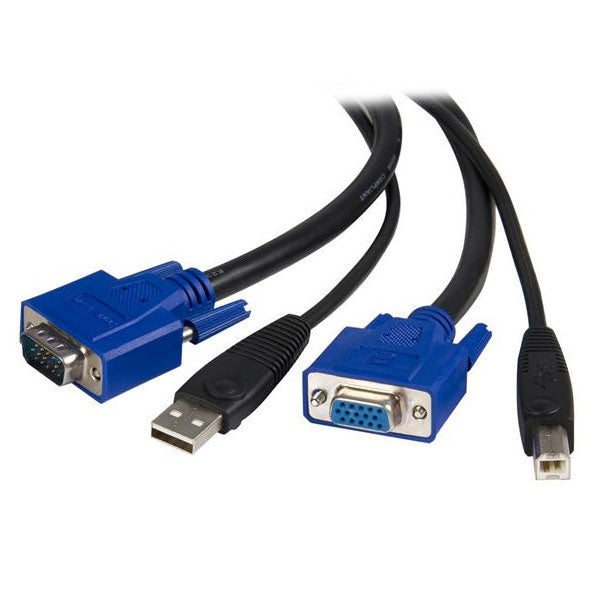 StarTech 4.5m 2-in-1 Universal USB KVM Cable(SVUSB2N1_15) - 1
