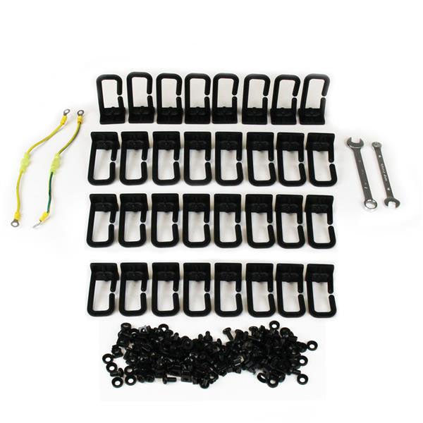 StarTech.com 19" 42U Open Frame Server Rack Mobile Adjustable Depth 22-40"(4POSTRACK42) - 8