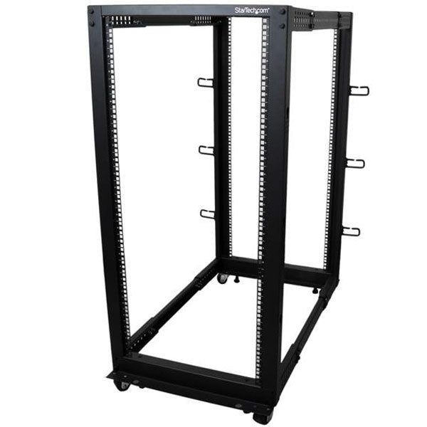 StarTech.com 25U Adjustable Depth 56-102cm Open Frame 4 Post Server Rack(4POSTRACK25U) - 1