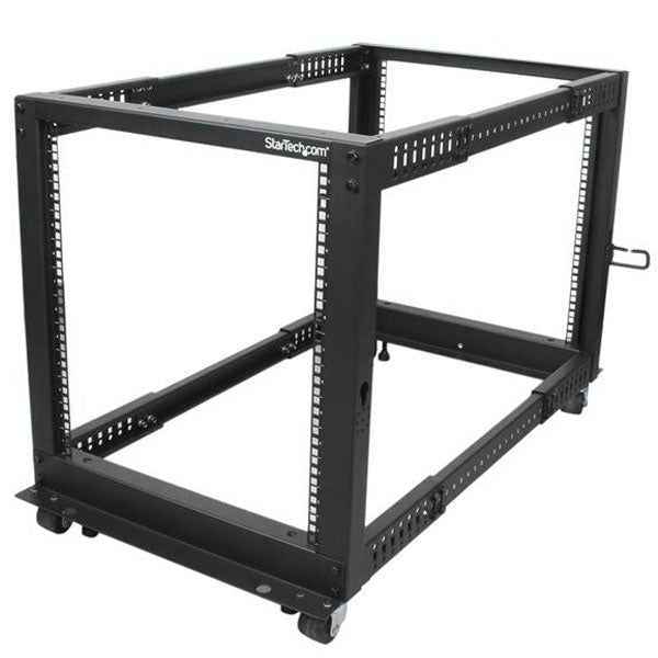 StarTech.com 19" 12U Open Frame Server Rack Mobile Adjustable Depth 22-40"(4POSTRACK12U) - 1