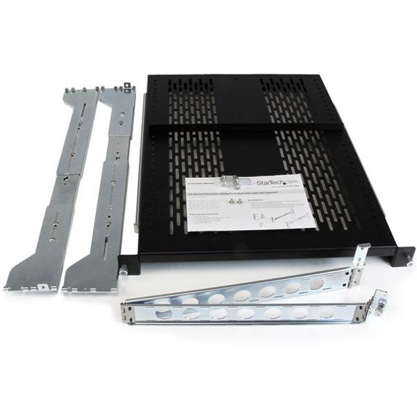 StarTech 2U Adjustable Vented Sliding Rack Shelf(UNISLDSHF192) - 5