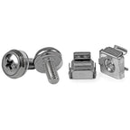 StarTech 50 Pkg M5 Mounting Screws and Cage Nuts(CABSCREWM5) - 1