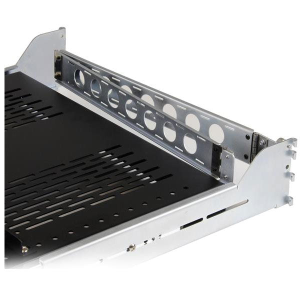 StarTech 2U Adjustable Vented Sliding Rack Shelf(UNISLDSHF19M) - 3