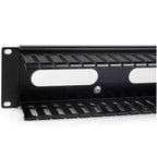 StarTech 2U Finger Duct Cable Manager w/ Cover(CMDUCT2U) - 4