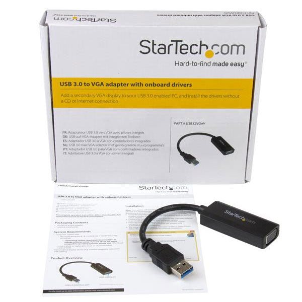 StarTech USB 3.0 to VGA video adapter(USB32VGAV) - 5