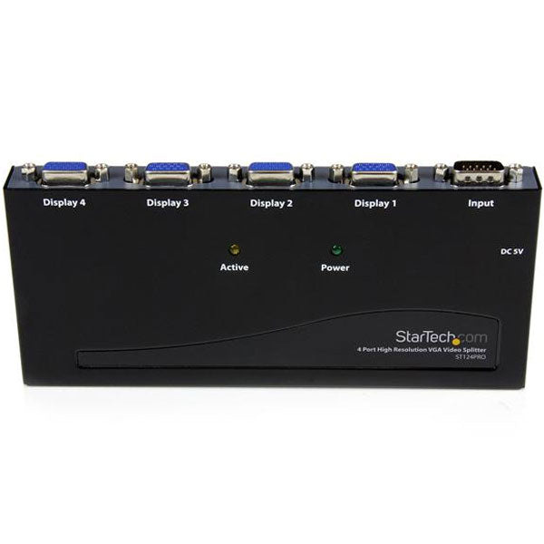 StarTech 4 Port High Resolution VGA Video Splitter(ST124PRO) - 2