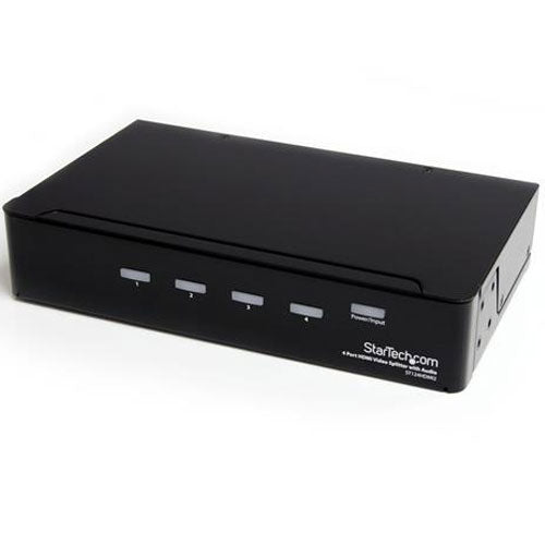 StarTech 4 Port HDMI Video Splitter with Audio(ST124HDMI2) - 1