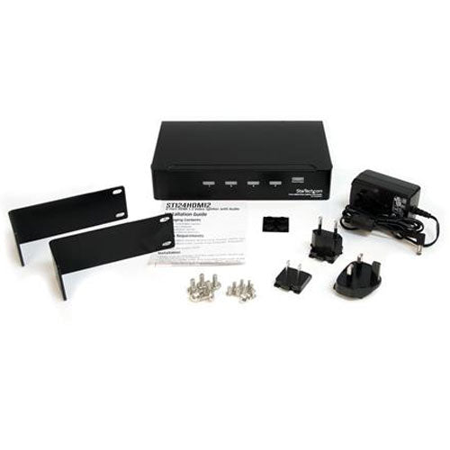 StarTech 4 Port HDMI Video Splitter with Audio(ST124HDMI2) - 4