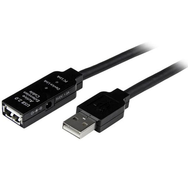 StarTech 25m USB 2.0 Active Extension Cable (M/F)(USB2AAEXT25M) - 1