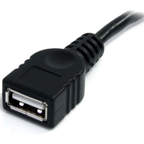 StarTech 2m USB 2.0 Type-A Extension Cable (M/F) - Black(USBEXTAA6BK) - 2