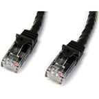 StarTech CAT6 Ethernet Cable 1m Black 650MHz 100W Snagless Patch Cord(N6PATC1MBK) - 1