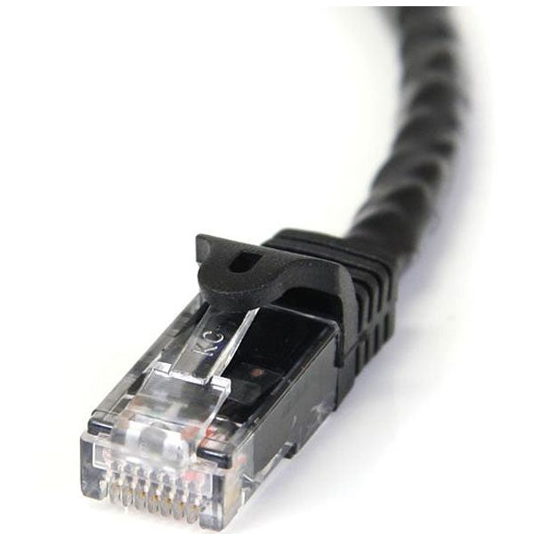 StarTech CAT6 Ethernet Cable 1m Black 650MHz 100W Snagless Patch Cord(N6PATC1MBK) - 2