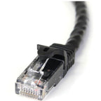 StarTech CAT6 Ethernet Cable 1m Black 650MHz 100W Snagless Patch Cord(N6PATC1MBK) - 2