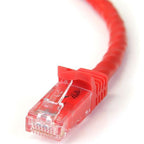 StarTech CAT6 Ethernet Cable 1m Red 650MHz 100W Snagless Patch Cord(N6PATC1MRD) - 2