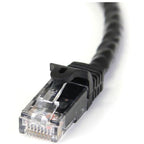 StarTech CAT6 Ethernet Cable 2m Black 650MHz 100W Snagless Patch Cord(N6PATC2MBK) - 2