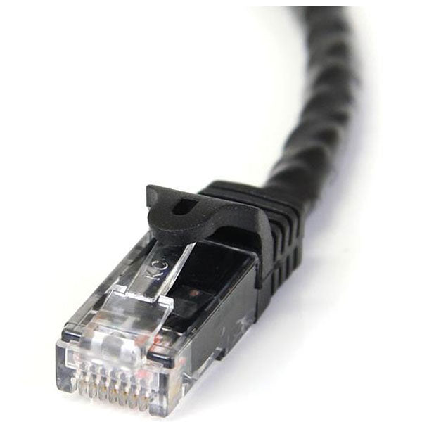 StarTech CAT6 Ethernet Cable 2m Black 650MHz 100W Snagless Patch Cord(N6PATC2MBK) - 2