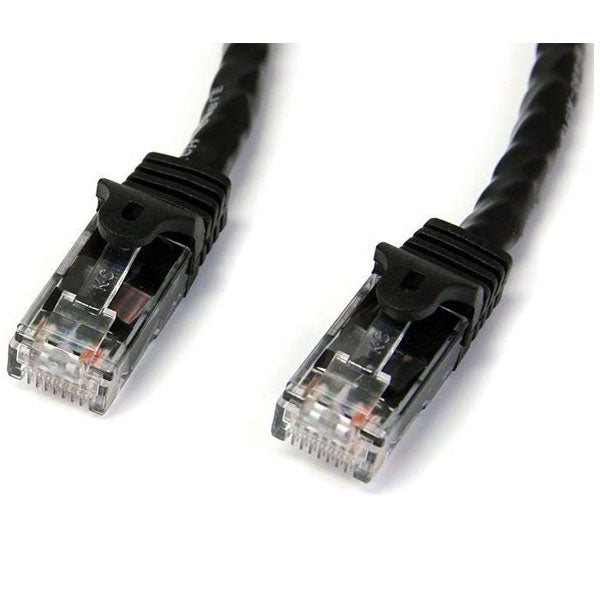 StarTech CAT6 Ethernet Cable 7m Black 650MHz 100W Snagless Patch Cord(N6PATC7MBK) - 1