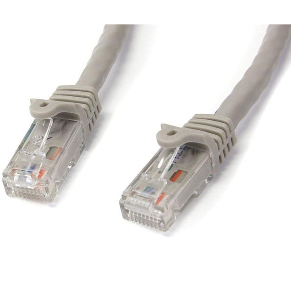 StarTech CAT6 Ethernet Cable 7m Grey 650MHz 100W Snagless Patch Cord(N6PATC7MGR) - 1