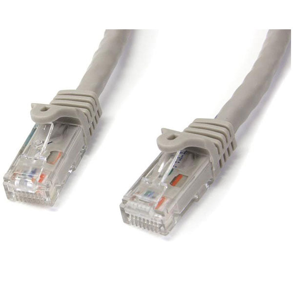 StarTech CAT6 Ethernet Cable 10m Grey 650MHz 100W Snagless Patch Cord(N6PATC10MGR) - 1