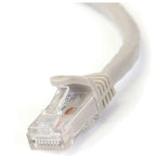 StarTech CAT6 Ethernet Cable 10m Grey 650MHz 100W Snagless Patch Cord(N6PATC10MGR) - 2