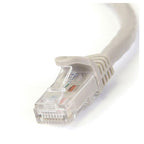 StarTech CAT6 Ethernet Cable 2m Grey 650MHz 100W Snagless Patch Cord(N6PATC2MGR) - 2