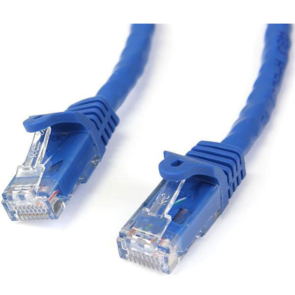 StarTech CAT6 Ethernet Cable 7m Blue 650MHz 100W Snagless Patch Cord(N6PATC7MBL) - 1