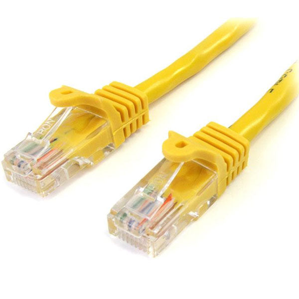 StarTech 1m Cat5e Snagless RJ45 UTP Patch Cable (M/M) - Yellow(45PAT1MYL) - 1