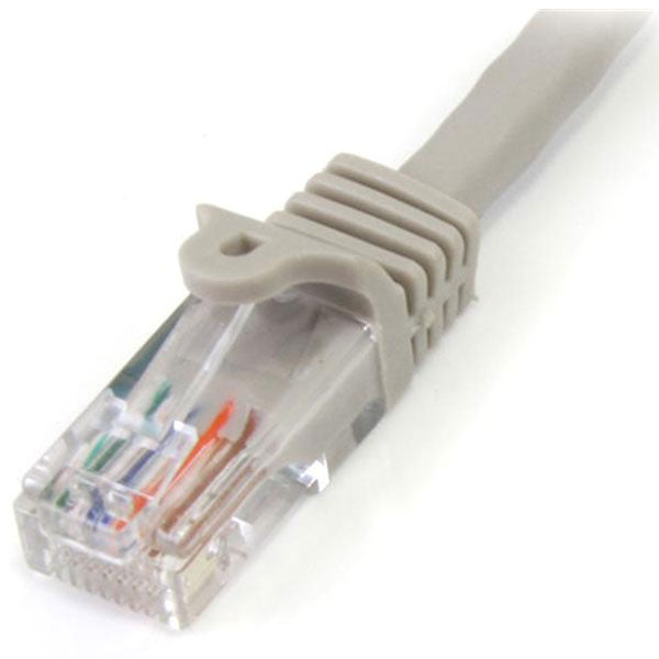 StarTech 3m Cat5e Snagless RJ45 UTP Patch Cable (M/M) - Grey(45PAT3MGR) - 2