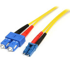 StarTech 4m Single Mode 9/125 Duplex Fiber Patch Cable LC - SC(SMFIBLCSC4) - 1