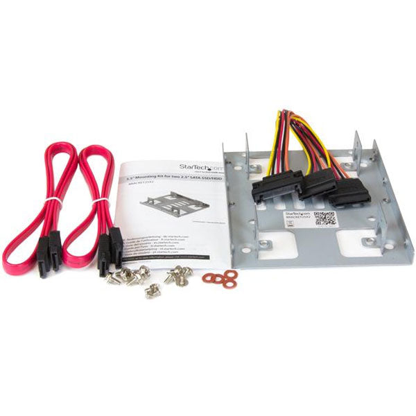 StarTech Dual 2.5" to Single 3.5" SATA HDD Mounting Bay Bracket(BRACKET25X2) - 6