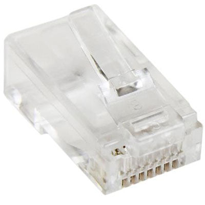 StarTech Cat5e RJ45 Solid Modular Connector Plug (M) - 50 Pack(CRJ45SOL50PK) - 1
