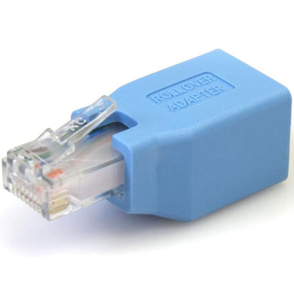 StarTech Cisco Console Rollover Adapter for RJ45 Ethernet Cable (M/F) - Blue(ROLLOVER) - 1