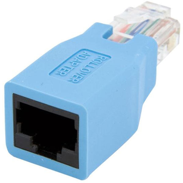 StarTech Cisco Console Rollover Adapter for RJ45 Ethernet Cable (M/F) - Blue(ROLLOVER) - 2