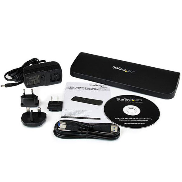StarTech Dual Monitor USB 3.0 Docking Station - HDMI & DVI/VGA - TAA(USB3SDOCKHDV) - 5