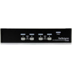 StarTech 4 Port VGA USB KVM Switch with OSD - 1U Rackmount(SV431DUSBU) - 2