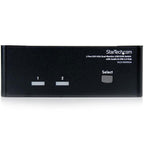 StarTech 2 Port DVI VGA Dual Monitor KVM Switch USB with Audio & USB 2.0 Hub(SV231DDVDUA) - 2