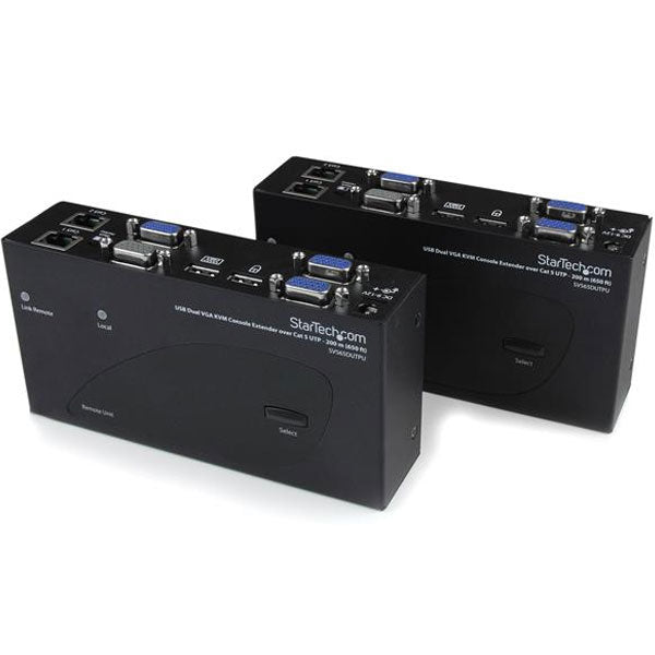 StarTech USB Dual VGA over Cat5 KVM Console Extender(SV565DUTPU) - 1