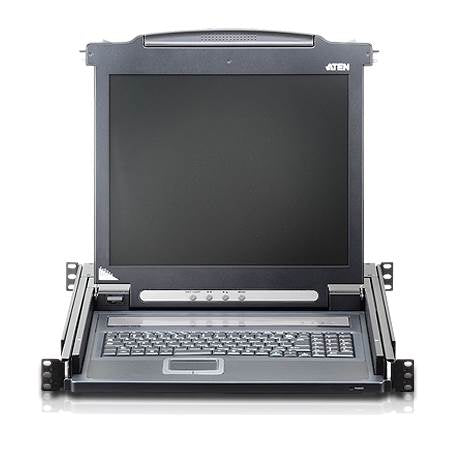 ATEN CL1000 1U Rackmount PS/2 VGA 17" LCD Console(CL1000M-ATA-AU) - 1