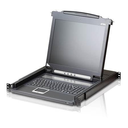 ATEN CL1000 1U Rackmount PS/2 VGA 17" LCD Console(CL1000M-ATA-AU) - 2